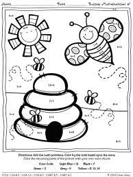 5 reasons why number puzzles are great for young children. Bee A Buzzing Mathematician Math Printables Color By The Code Puzzles To Practice Addition Addition Coloring Worksheet Color Worksheets Addition Kindergarten
