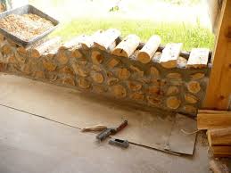 Diy Cordwood Construction Semi Tutorial Cord Wood Cordwood Homes Wood Building
