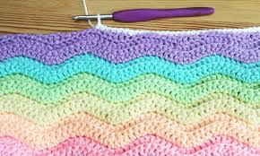 Blankets crochet patterns free patterns projects. Crochet Ridged Ripple Blanket Yarn Hooks