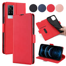 Leather Phone Back Cover For Vivo Y74s ...