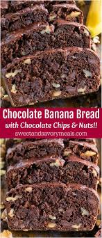 Best Chocolate Banana Bread Video Sweet And Savory Meals Recipe Chocolate Banana Bread Best Banana Bread Chocolate Banana