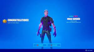 Modern railing design for staircase : Skin Midas Sombrio En Fortnite Youtube