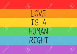 Peace mountains of peace 10. Poster Mit Lgbt Unterstutzung Phrase Regenbogen Flagge Als Hintergrund Und Schwarzem Text Liebe Ist Ein Menschenrecht Lizenzfrei Nutzbare Vektorgrafiken Clip Arts Illustrationen Image 46226801