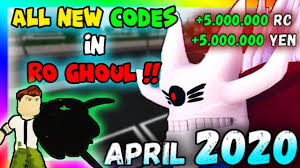 Codes are usually released for certain milestones the game achieves or for holidays. 5m Yen Rc All New Codes In Ro Ghoul April 2020 Youtube