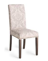Jacobean Floral Nailhead Parsons Chairs Set Of 2 Chair Dining Room Paint Dining Chairs
