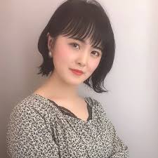 丸顔さん専用 黒髪派のための愛されショートヘアスタイル hair 大人 髪型 ヘアスタイル 髪型 ミディアム 黒髪