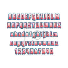 If you've ever paid even a little attention to the appearance of typed letters, you're noticing various fonts. Comic Lettering Font 3d Vector Alphabet Hand Lettering Script Fototapete Fototapeten Farbenreich Schule Cartoon Myloview De