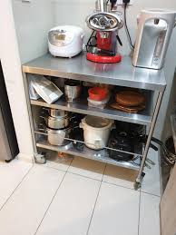 Kitchen island49 5/8x30 3/8 . Ikea Flytta Kitchen Trolley Stainless Steel 98x57cm Kitchen Appliances On Carousell