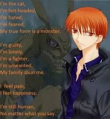 Kyo Sohma Nobody Cares For Him And Treats Him Like A Outsider And His Mom Got Fruits Basket Anime Fruits Basket Kyo Anime Life