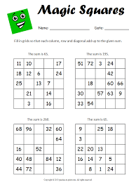 Since i am desiging my sudoku for mobile devices i need to optimize it. Advanced Magic Square Worksheet 1