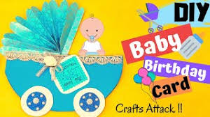 Be it a baby announcement card, or baby shower card, the baby card never fails to delight people. Baby Birthday Cards Diy Baby Card Ideas Baby Cards Handmade How To Make Baby Cards Youtube