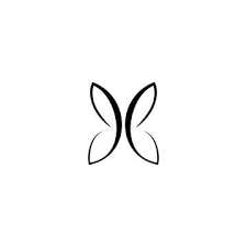 Simple Butterfly Logo Premium Beauty Line Png And Vector With Transparent Background For Free Download Butterfly Logo Simple Butterfly Typo Logo Design