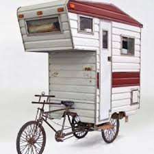 Maybe We Could Get A Tanden One And The Guys Could Go It Would Save Us Alot On Gas Lol Skurile Wohnmobile Und Wohnwagen Kleines Wohnmobil Fahrrad Fahre