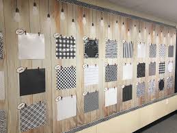 Black And White Buffalo Plaid Bulletin Board Border Industrial Chic Classroom Bulletin Board Elementary Classroom Decor Diy Classroom Classroom Decor