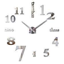 Buy cheap wall clock modern online from china today! Muhsein Diy Wall Clock 3d Clock Acrylic Big Watch Mirror Metal Frameless Wall Stickers Clocks Room Home Office Decorations Buy Online In Dominica At Dominica Desertcart Com Productid 41014440