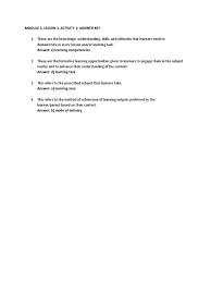 Formative assessment answersvolume and surface area. Ldm2 Module 3 Lesson 3 Activity 1 Answer Key Pdf