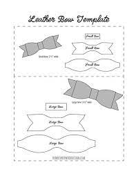 My daughter's hair finally grew long enough to do something with so i made a set of faux leather hair bows. Free No Sew Leather Or Felt Bow Template Download At Www Rsherwooddesign Com Diy Hair Bows Felt Bows Leather Bows