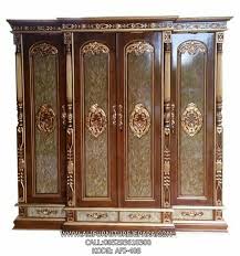 Almari pakaian jepara terbuat dari bahan kayu jati sehingga masa pemakaian bisa lebih lama. Lemari Pakaian Jati Pintu 4 Modern Afj 408 Lemari Pakaian Jati Pintu 4 Modern Afj 408 Pembuatan Secara Detail Dan Di Buat Tukan Lemari Pakaian Kayu Jati Klasik