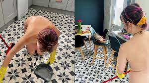 Naked cleaner who earns £50 an hour admits clients can push things too far  - Community - LADbible