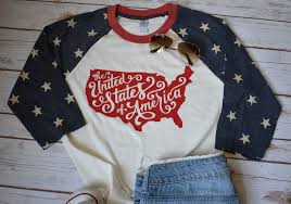 4th Of July Baseball Tee Star Sleeve Baseball Shirt 4th Of July Star Shirt Woman S Clothing Usa Shirt Womens Shirts Usa Shirts Women Baseball Shirts