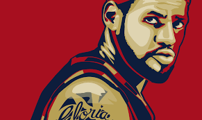 LeBron James Magazine Spread