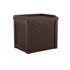 6ft, 8ft and 10ft containers are ideal for smaller storage requirements when you need to keep things stored securely outside and. Sundale Outdoor Small Deck Storage Boxes Wit Lid Steel Rattan Black Small Outdoor Bin Storage Box For Toys Cushions Towel No Assembly Patio Furniture 13 Gallon Patio Side Wicker Table With Storage Patio Lawn Garden Outdoor
