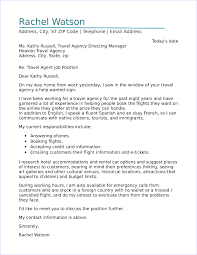 We are also able to give you a list of them or help you locate them if you need. Travel Agent Cover Letter Sample