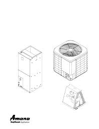 Amana brand/goodman brand package heat pump 13 seer horizontal heat pump units. Amana Hvac Ac Manual