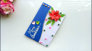 When you design your greeting cards, you have control over the look and sentiment so that your card delivers just the right message. Diy Christmas Cards Handmade Christmas Greeting Cards How To Make Santa Greeting Card Christmas Card Youtube