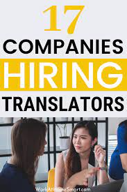 17 Best Online Translation Jobs From Home Online Jobs From Home Online Jobs For Moms Work From Home Careers