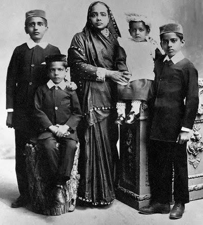 Mahatma Gandhi and His Family Mahatma Gandhi's father, Karamchand Gandhi, had also died earlier that year.