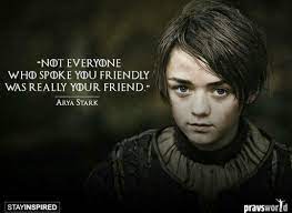 Of Course Stark Quote Arya Stark Quotes Game Of Thrones Quotes