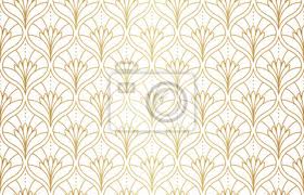 Download seamless floral pattern stock vectors. Seamless Arabesque Floral Pattern Art Deco Style Background Wandsticker Drucken Element Weise Myloview De