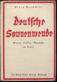 Juni 2021 markiert die sommersonnenwende: Deutsche Sonnenwende Georg Stammler Buch Antiquarisch Kaufen A028j4mh01zz5