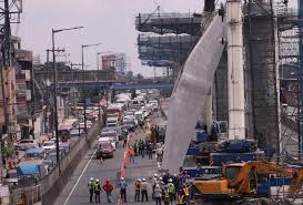 The metro manila skyway stage 3 is almost ready for a december opening if we are talking about the main line. Look Skyway Stage 3 Coping Beam Falls In Nlex Balintawak