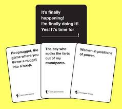 This is the main game. Cards Against Humanity Absurd Box The Game Chamber