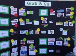 Gift card fundraiser for church. Grab Go Fundraising Board Filled With Gift Cards From Local Merchants To Benefit St Paul Lutheran Sch Fundraising Board Auction Fundraiser Fundraiser Raffle
