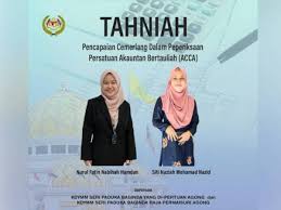 Saya doakan kejayaan berterusan buat syarifuddin azman dalam arena perlumbaan. Agong Ucap Tahniah Kejayaan 2 Pelajar Malaysia Dalam Peperiksaan Acca