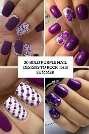 40 purple nail designs that will make you reach for the polish immediately. Deep Purple Purple Matte Nails