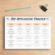 Job Application Tracker Bullet Journal Job Search Job Application Journal Business