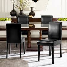 Set Of 2 Mia Modern And Contemporary Pu Faux Leather Upholstered Dining Chairs Ebay High Back Dining Chairs Dining Chairs Dining Room Accents