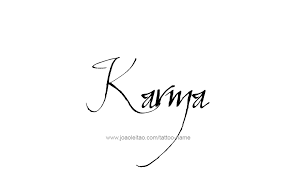 Karma Name Tattoo Designs Karma Tattoo Tattoo Designs Karma