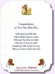New Baby Boy Card Verses By Moonstone Treasures Baby Shower Card Sayings Baby Boy Cards Baby Card Messages