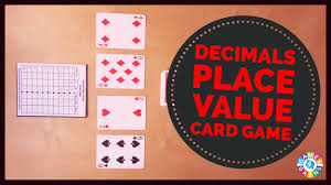 Secondly, it is easier to call an. Decimal Place Value With Playing Cards Games 4 Gains