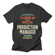 Super Cool Production Manager Cido Lopez Shop Job Title Fathers Day Shirts T Shirts S