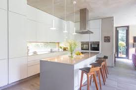 Ellis textured swivel bar & counter stool | grandin road. Modern White Kitchen With Island And Barstools Stockphoto