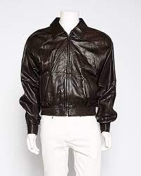 Excited To Share This Item From My Etsy Shop Andrew Marc Leather Bomber Jacket Vintage 1980s Bomber Jacket Vintage Leather Bomber Jacket Mens Blazer Jacket