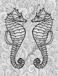 Mermaid in a turbulent sea. Adult Coloring Pages Jellyfish Coloring And Drawing
