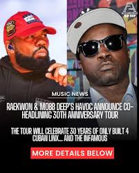 Raekwon & Mobb Deep: 30th Anniversary Tour TONIGHT (12/10) at The Fillmore!  Please note there is no opener. Please arrive early. The show starts at  8:15 PM. Doors: 7 PM