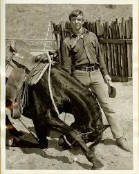 Randy Boone With The Titular Horse From The Virginian Episode The Black Stallion Awww The Virginian Western Hero Tv Westerns